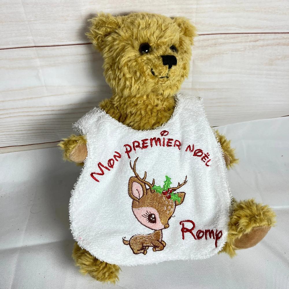 Bavoir mon premier noël Laurie Déco et lumières