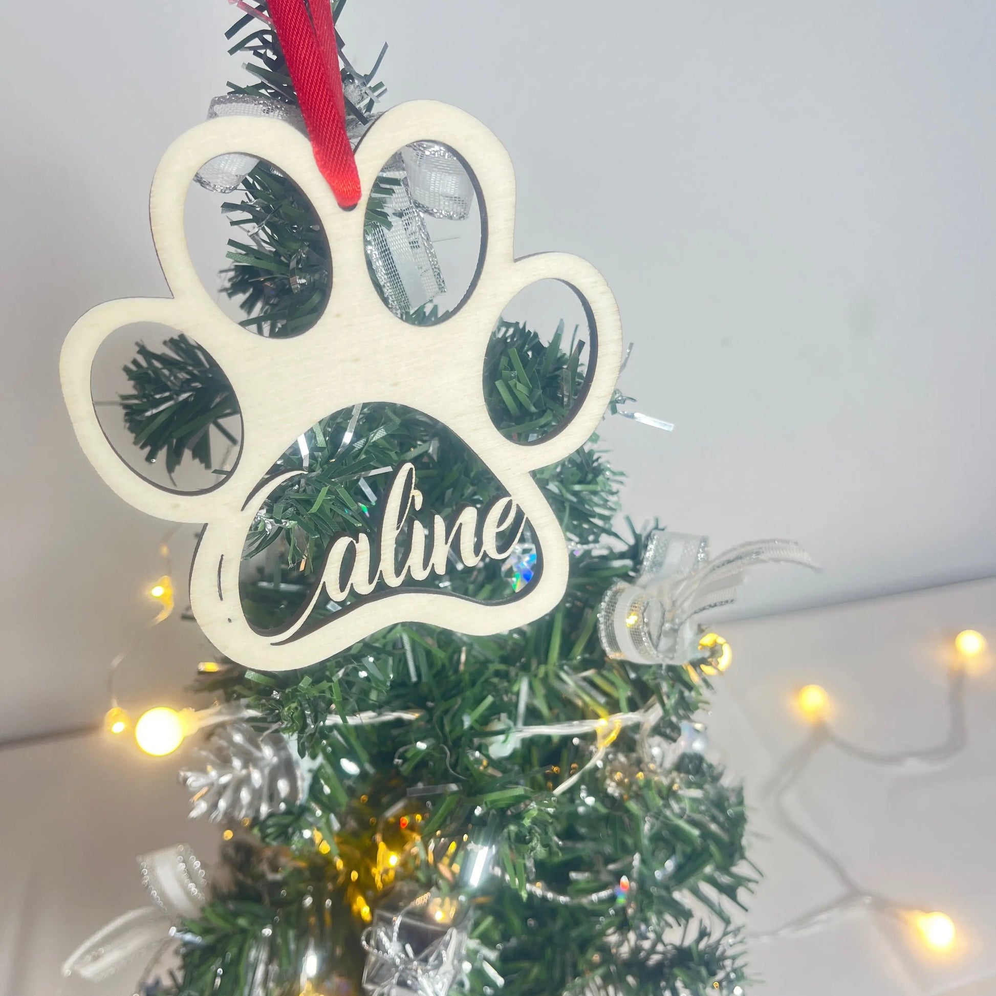 Boule de noël animaux personnalisée Laurie Déco et lumières