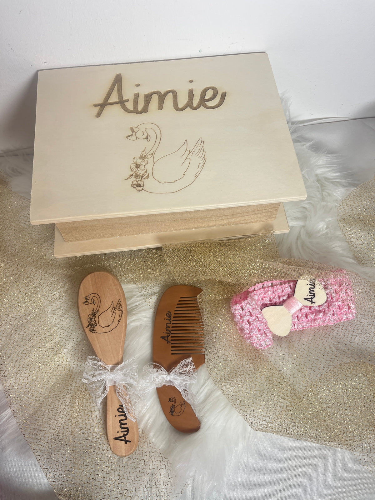 đ¶ Coffret BĂ©bĂ© en Bois PersonnalisĂ© â Cadeau Naissance Unique