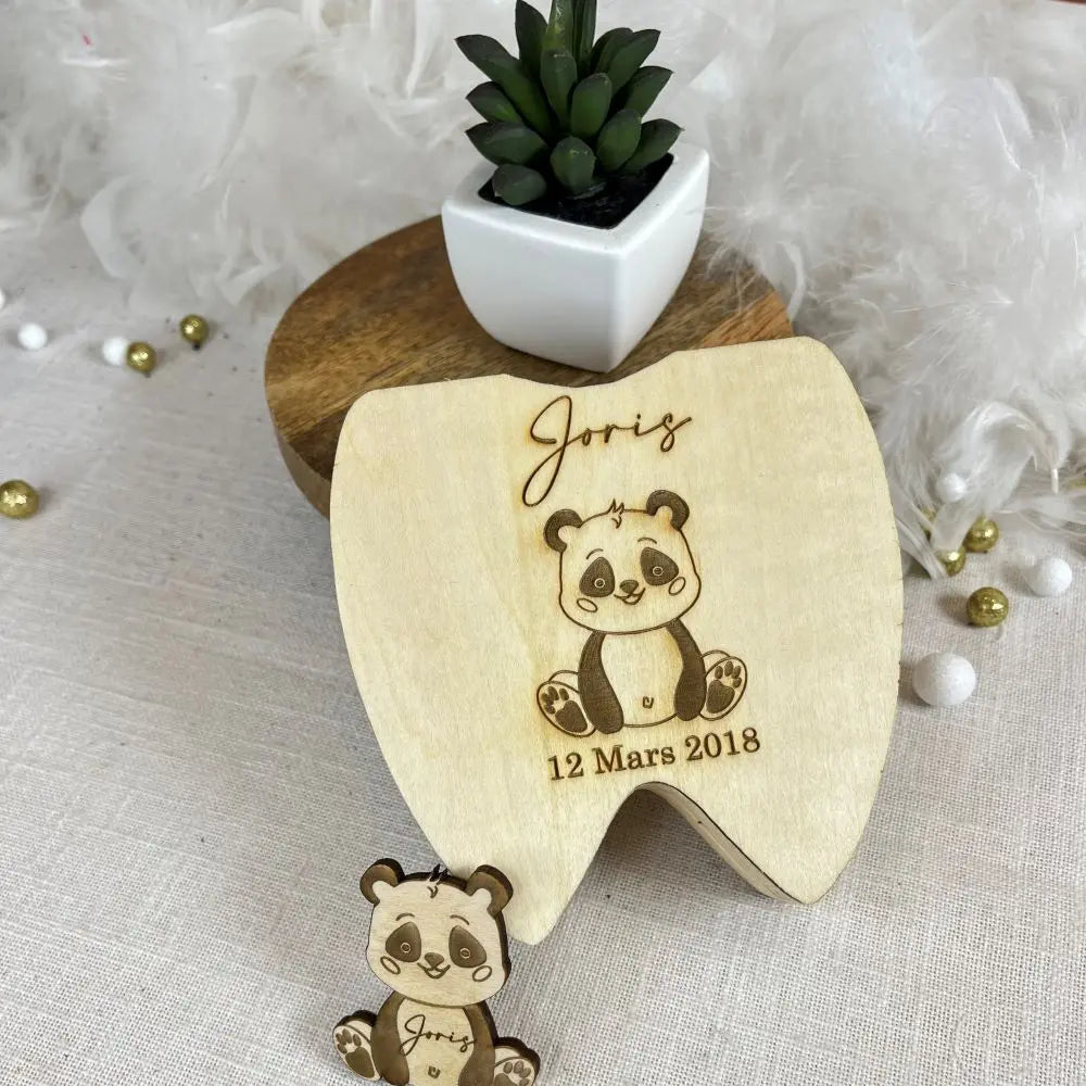 Cake topper en bois sur mesure Laurie déco et lumières