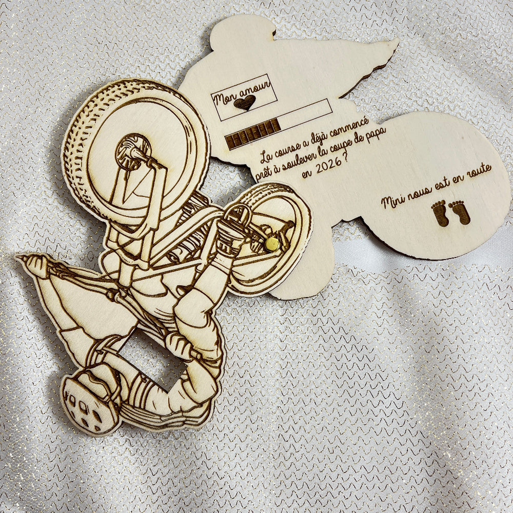 Carte annonce vtt personnalisée