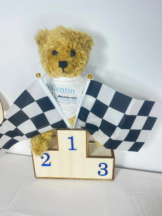 Centre de table anniversaire personnalisé Laurie Déco et lumières