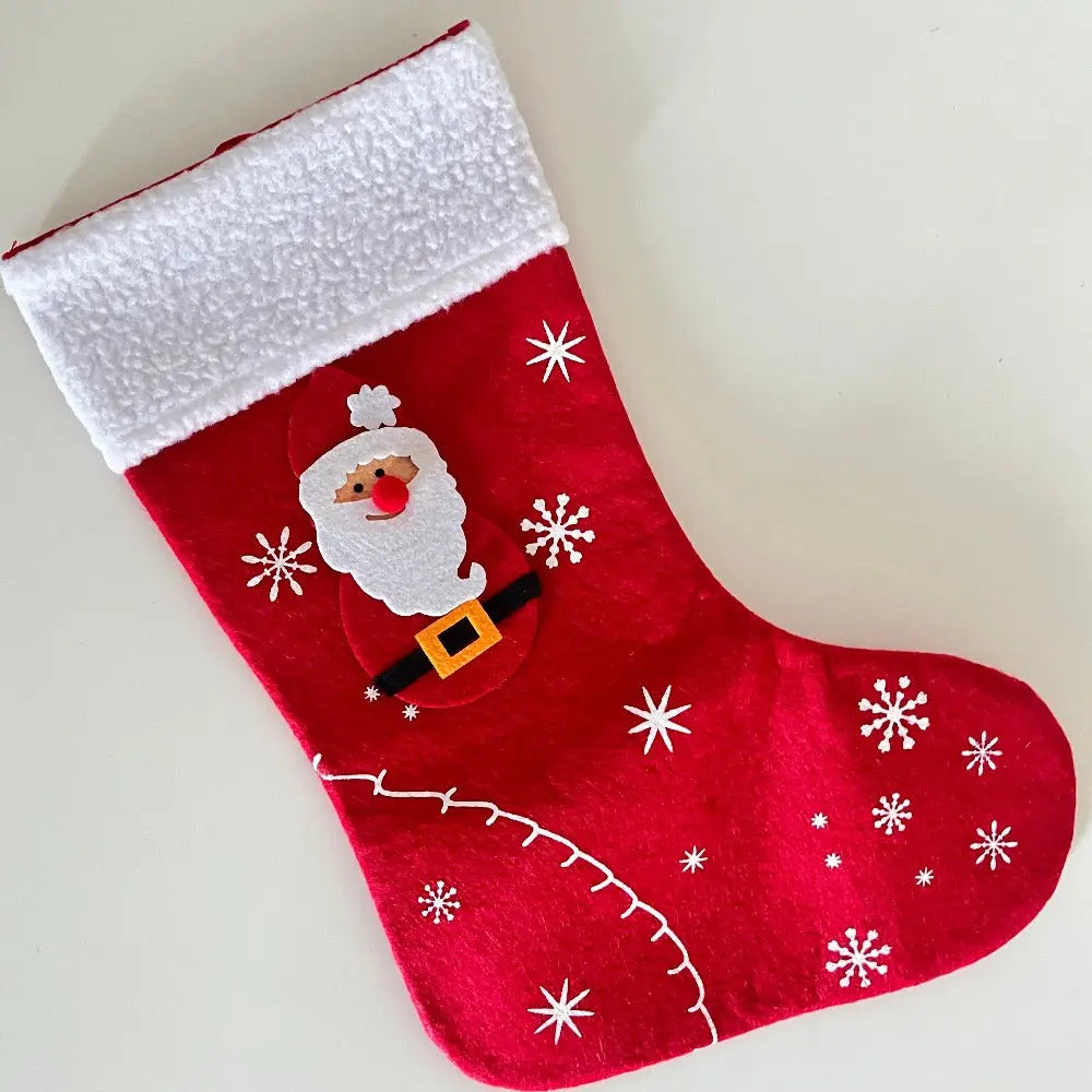 Chaussette de Noël personnalisée Laurie Déco et lumières