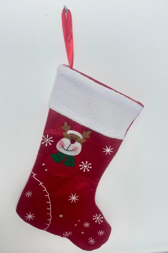 Chaussette de Noël personnalisée Laurie Déco et lumières