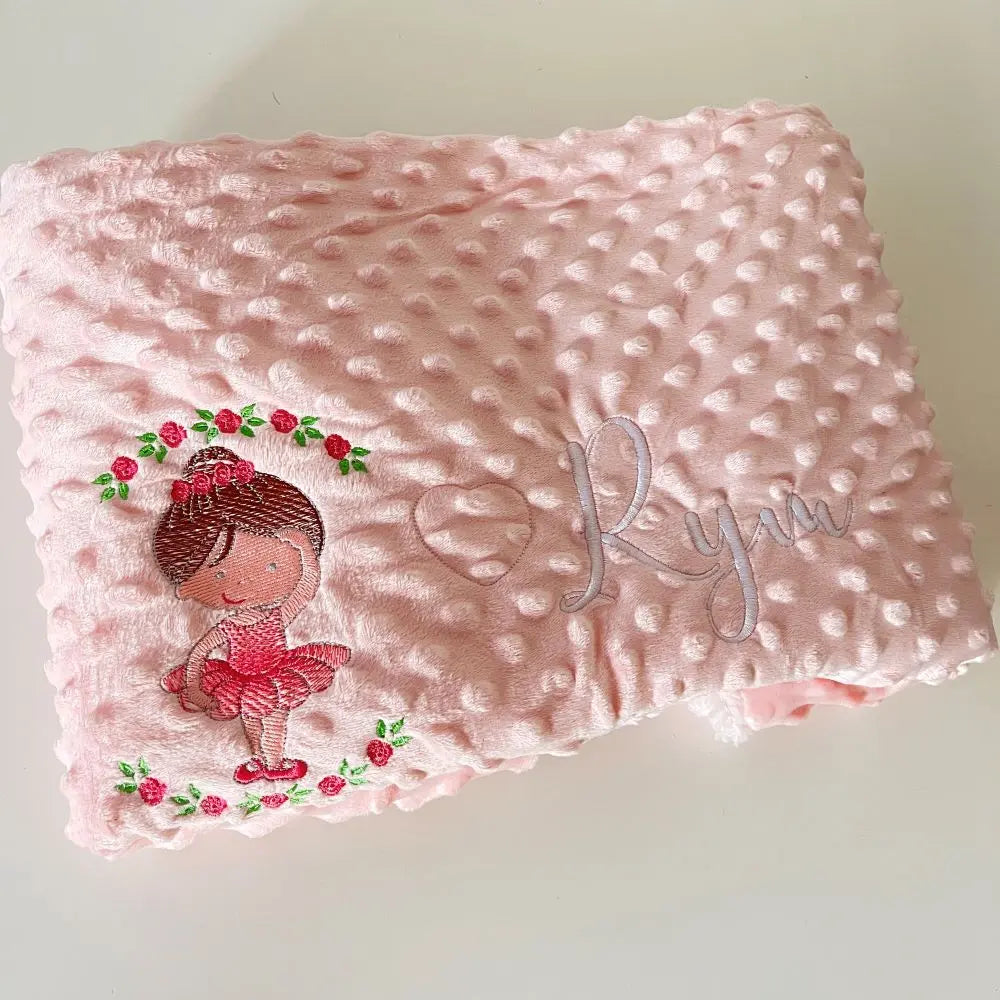 Couverture naissance bébé rose – Petit Pote