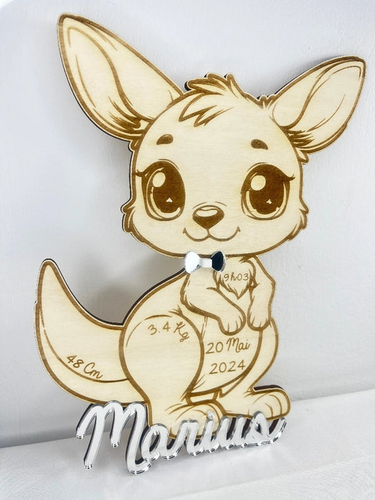 Décoration kangourou personnalisée Laurie déco et lumières