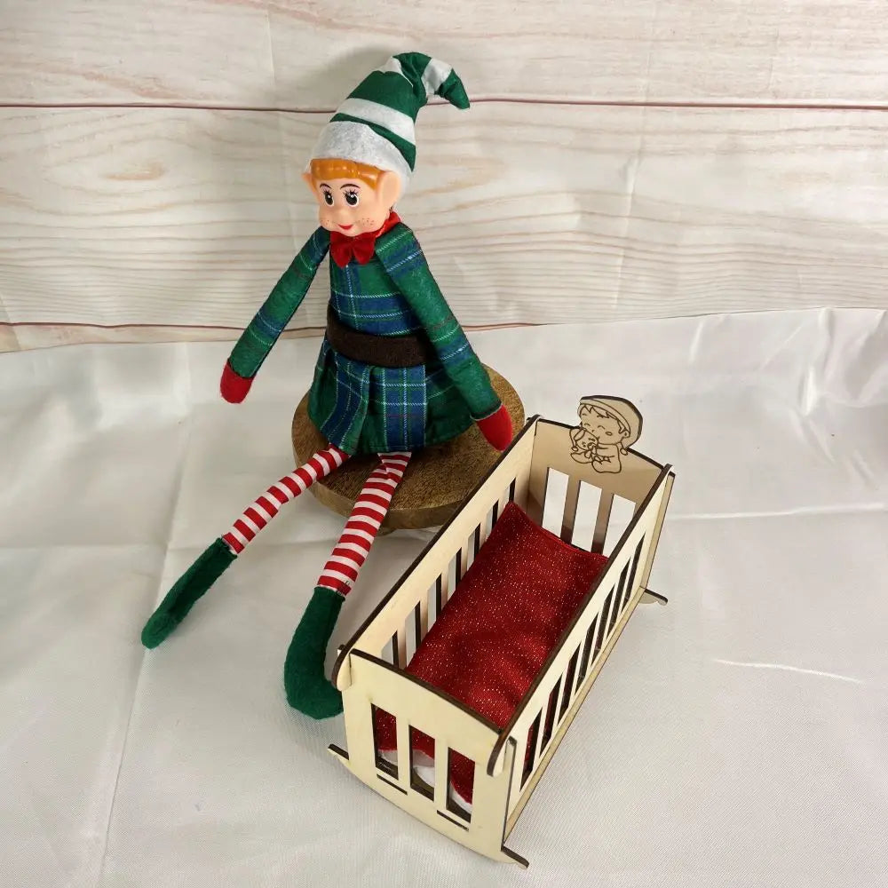 Lit en bois des lutins farceurs Laurie Déco et lumières