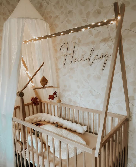 prénom en bois mural pauline