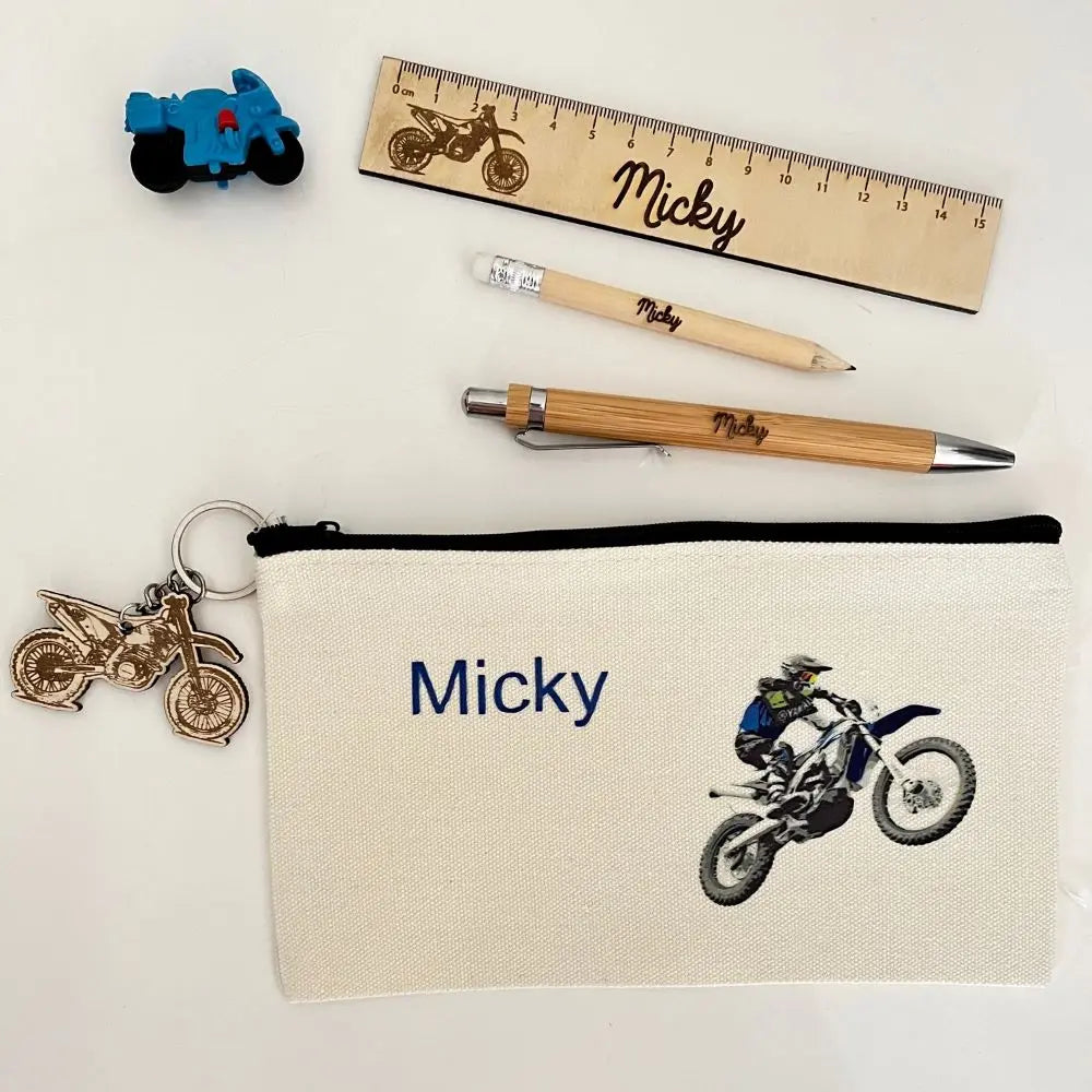 Trousse personnalisée pour la rentrée Laurie Déco et lumières