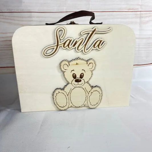 Urne de baptême en bois Laurie Deco et lumières