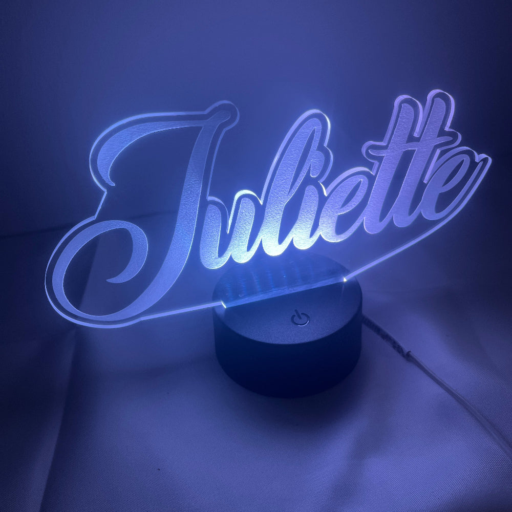 Veilleuse prénom Laurie Déco et Lumières