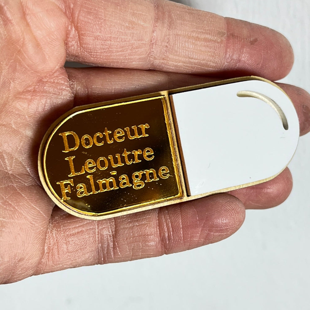 badge personnalisable veterinaire