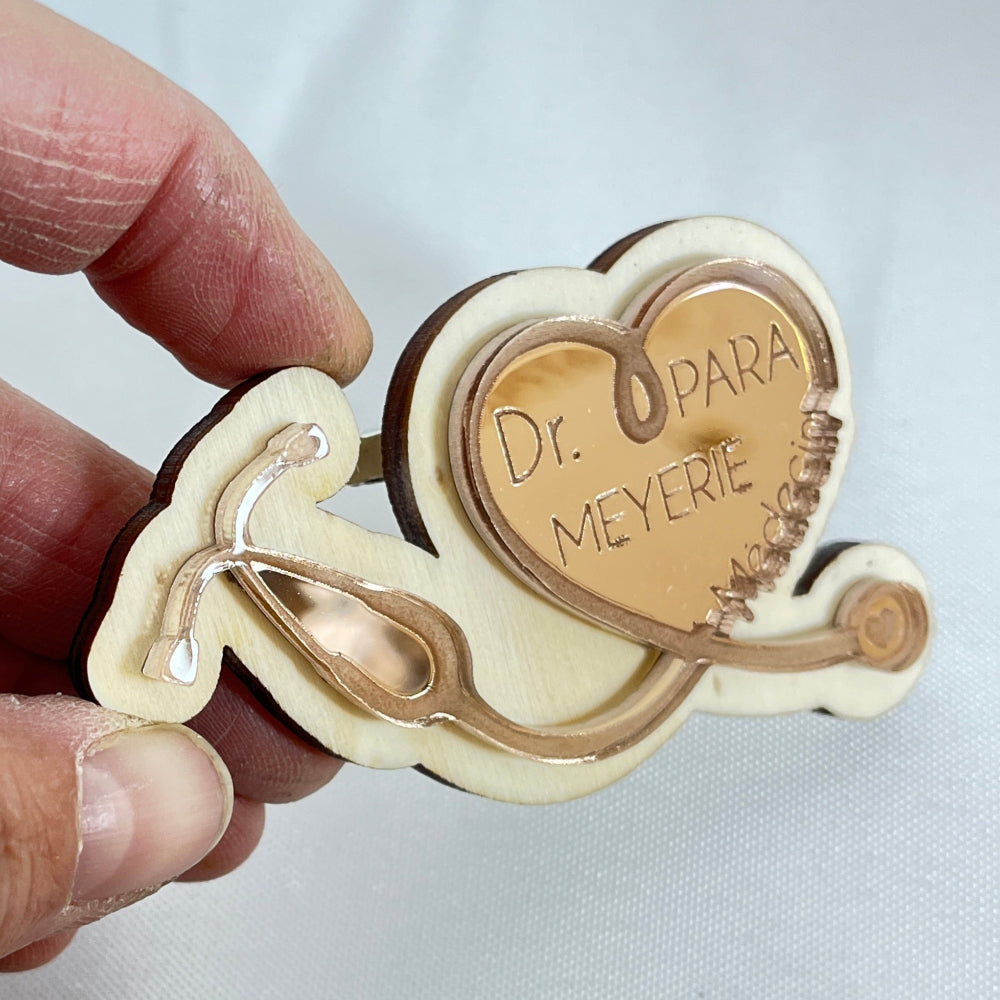 badge personnalisable veterinaire