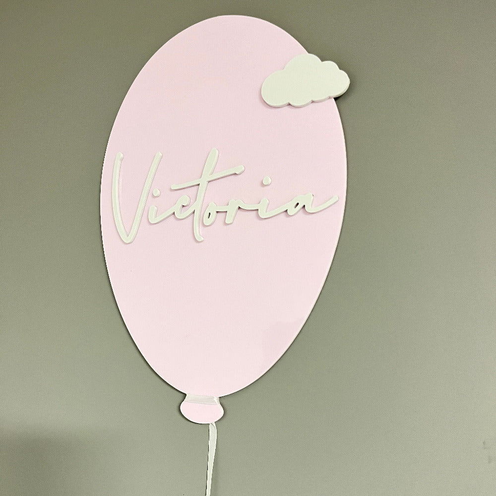 ballon bois naissance personnalisable