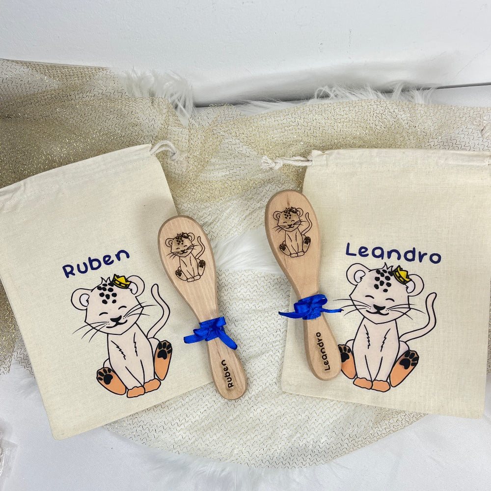 brosse bébé prénom gravé