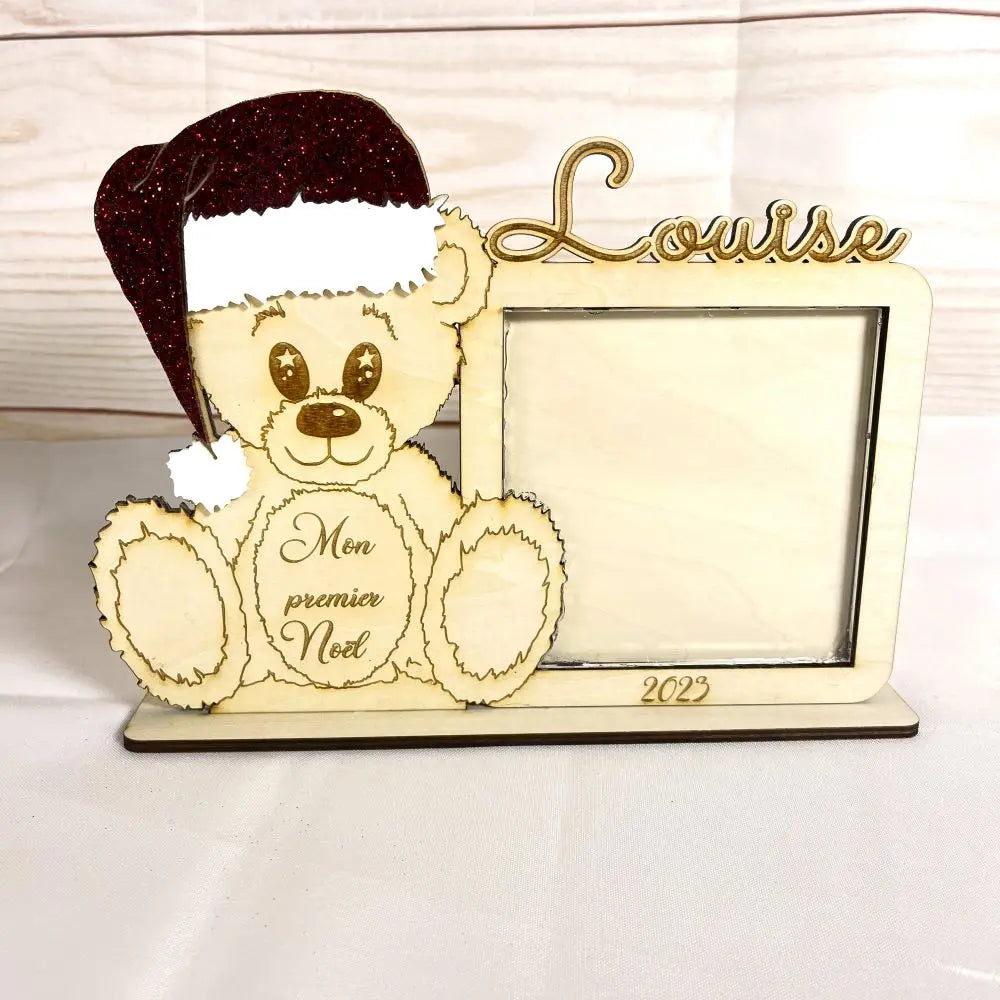 cadre photo personnalisé noël des tous petits Laurie Déco et Lumières