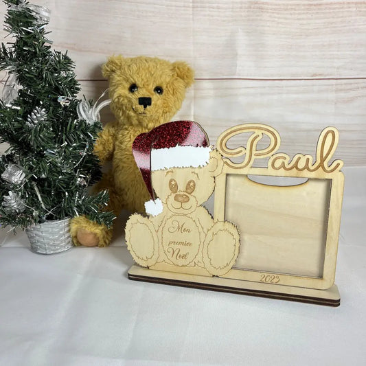 cadre photo personnalisé noël des tous petits Laurie Déco et Lumières