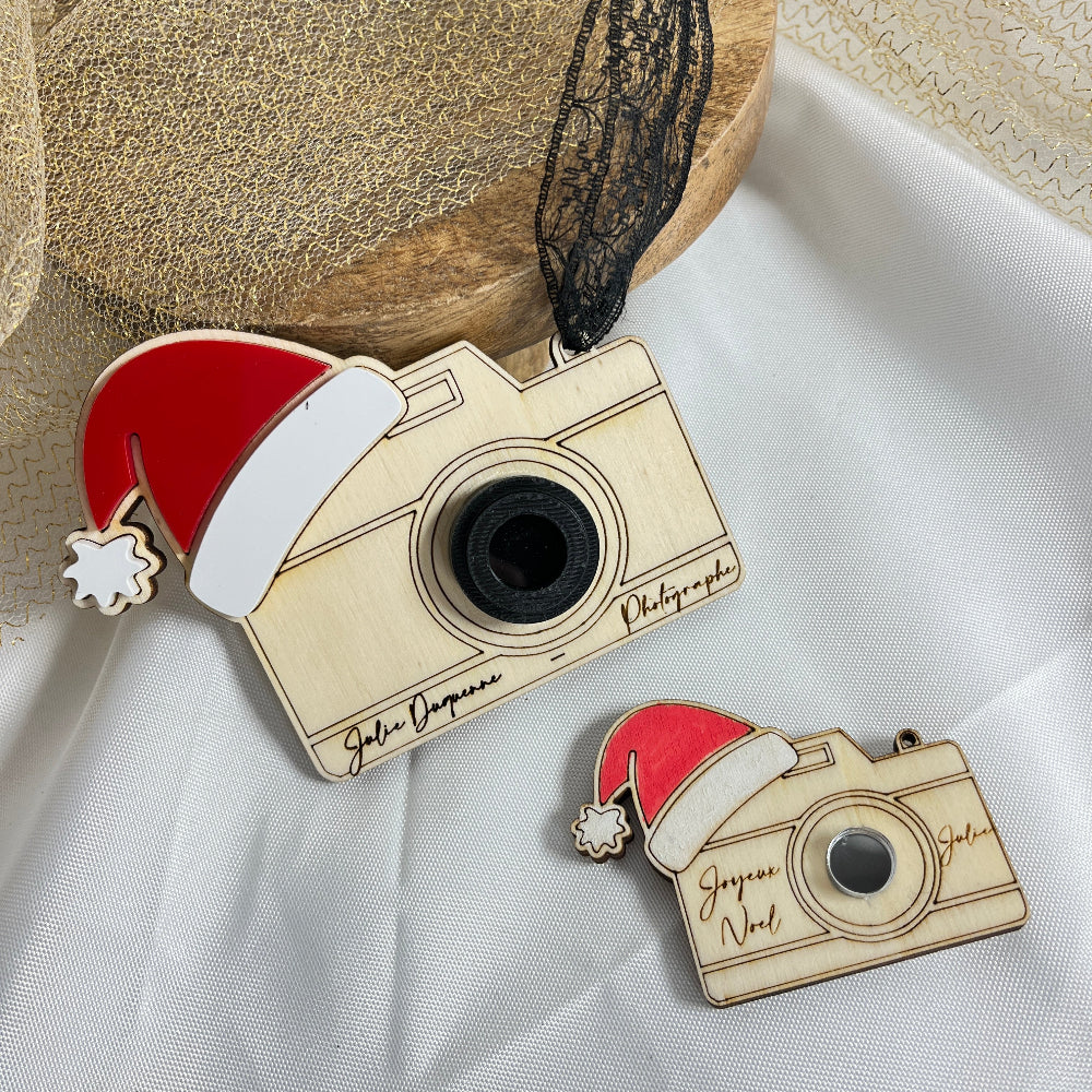 camera du pere noel personnalisable