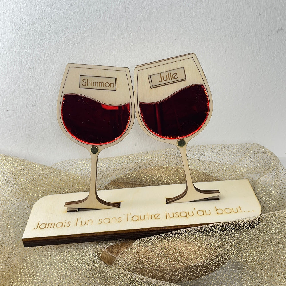 carte annonce verre de vin