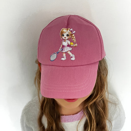 casquette enfant personnalisable tennis
