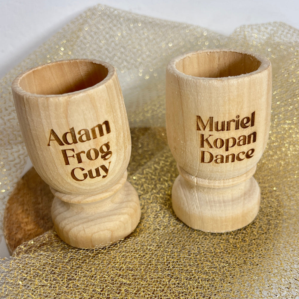 coquetier bois personnalisable