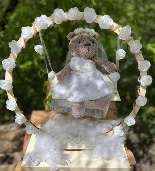 décoration de mariage nounours balançoire