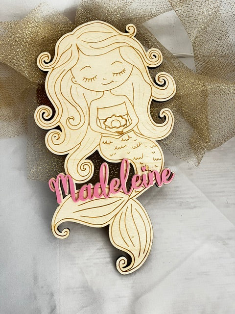 decoration sirene personnalisable