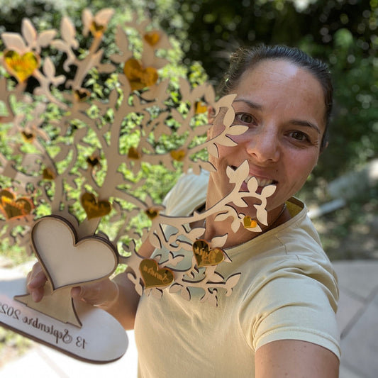 laurie deco et lumieres arbre de famille empreinte
