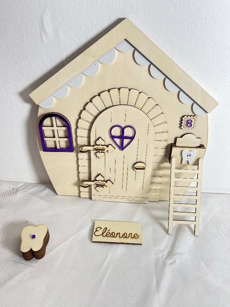 maison de la petite souris personnalisable en bois
