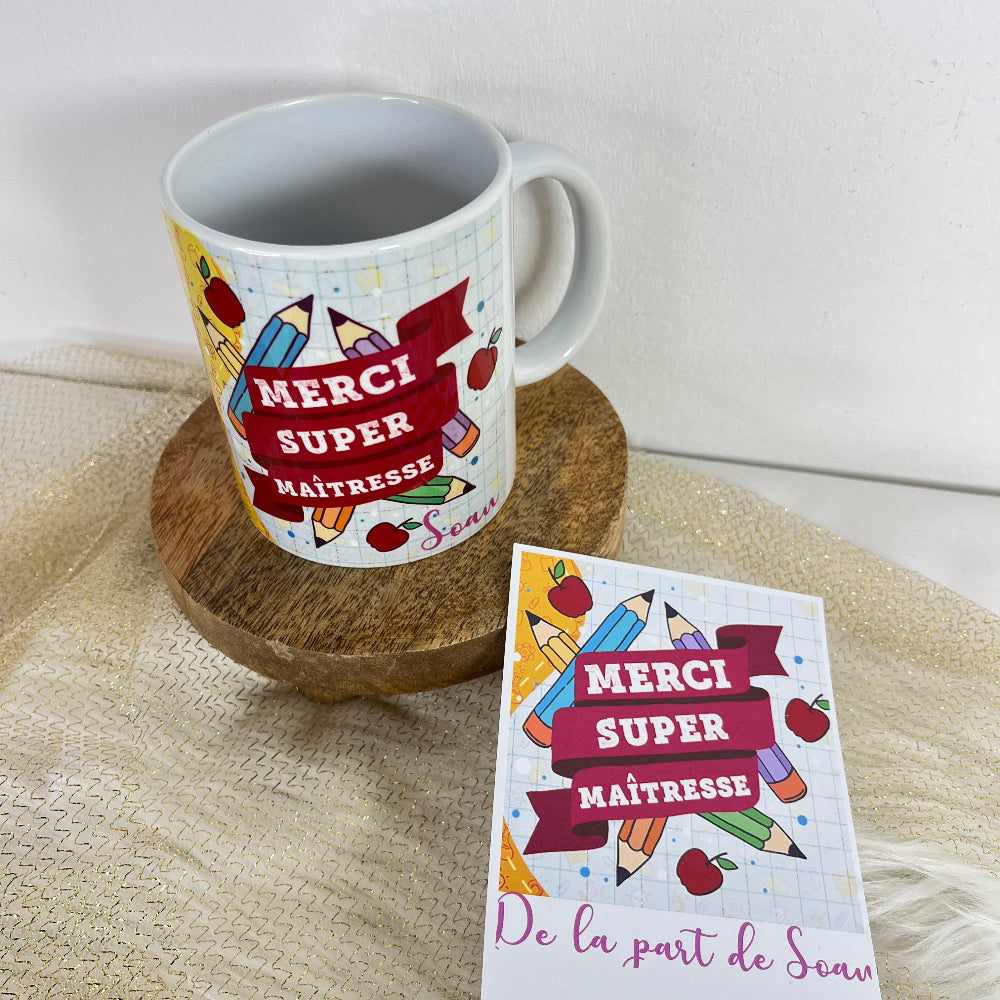 mug cadeau fin d’année scolaire