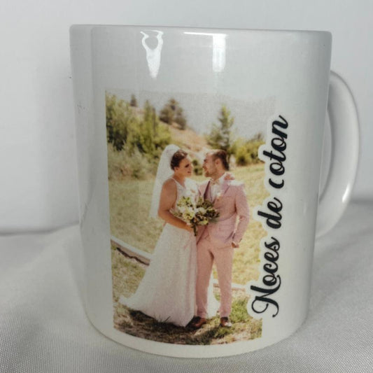mug à personnalisé photo mariage laurie deco et lumieres