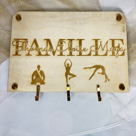 panneau a clef bois personnalisable