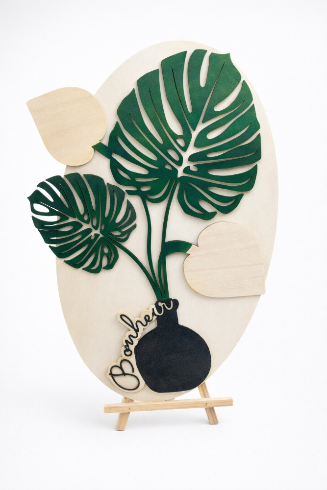 panneau empreinte pour anniversaire en bois personnalisable