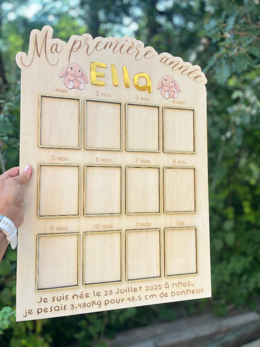 valise de naissance cygne en bois