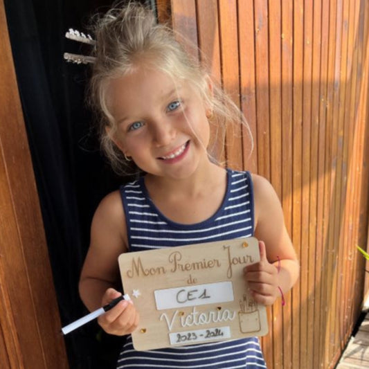 panneau photo rentree scolaire ce1