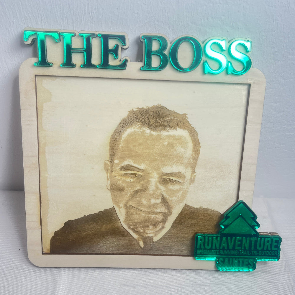 photo gravée sur bois par laurie deco et lumieres