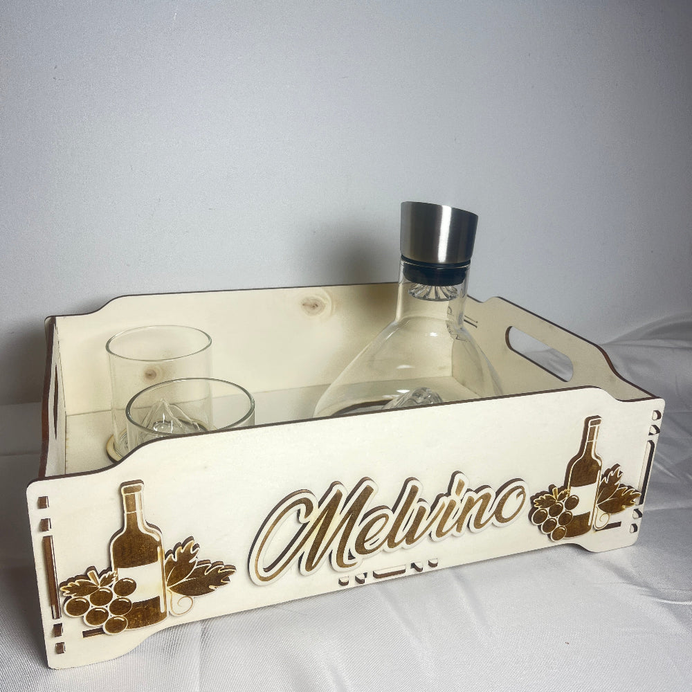 plateau personnalisable en bois