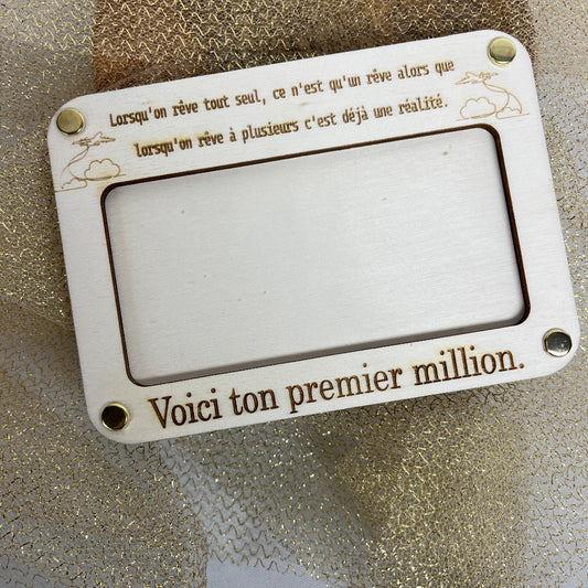 porte billet personnalisable