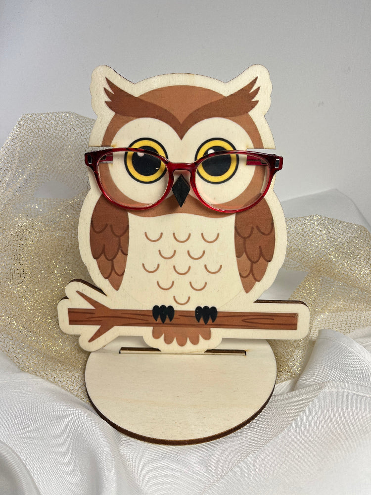 porte lunettes hibou personnalisable
