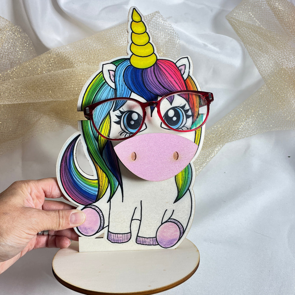 porte lunettes licorne enfant personnalisable