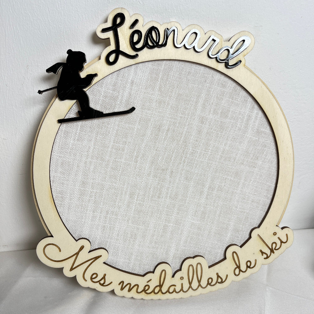 porte medailles de ski personnalisable