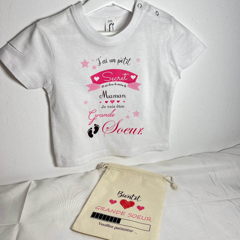 t shirt message personnalisé