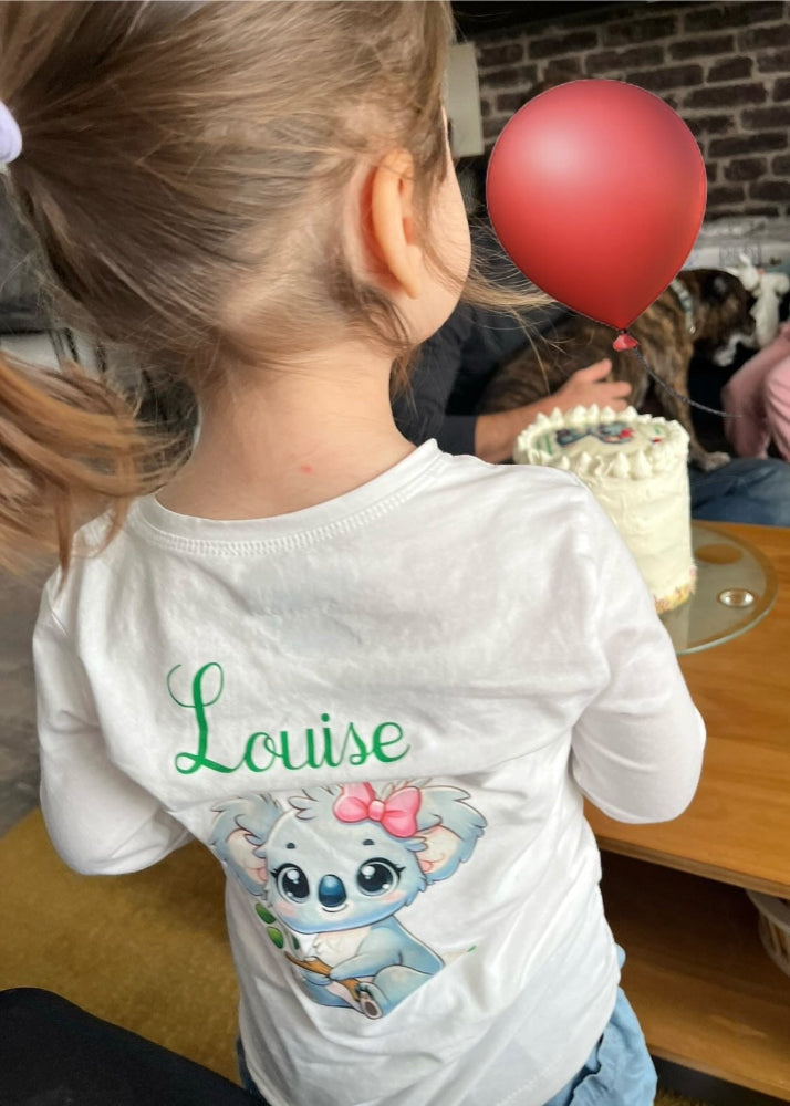 tshirt enfant personnalisable koala