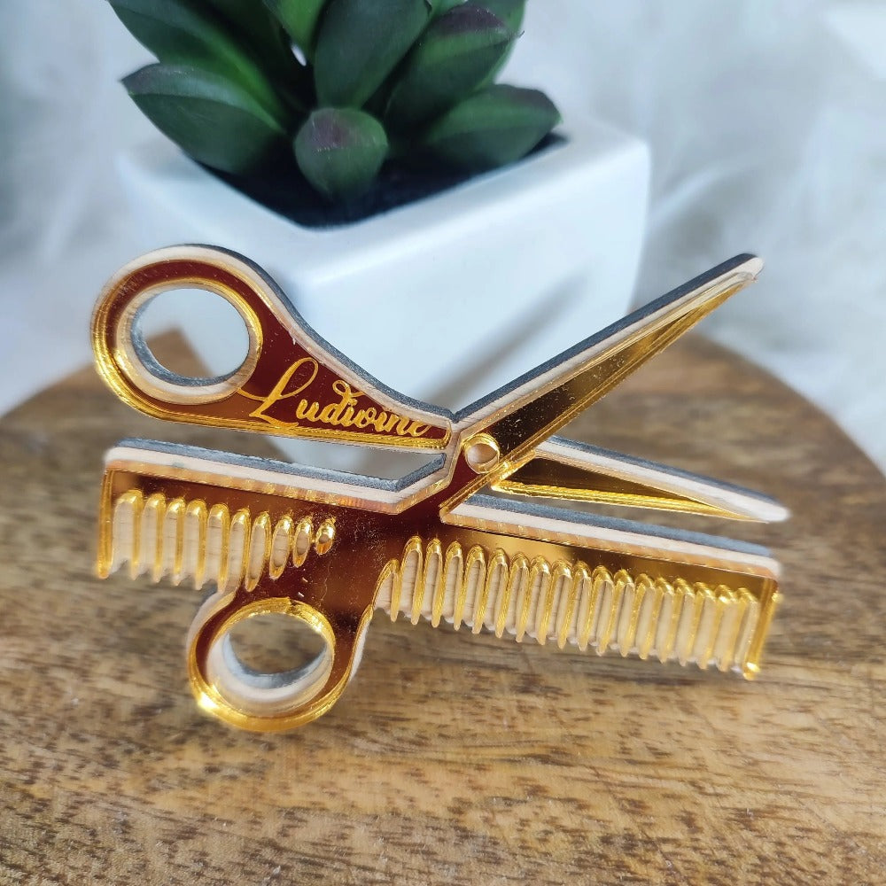 Badge à personnaliser Laurie Déco et lumières