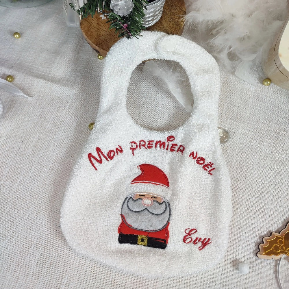 Bavoir mon premier noël Laurie Déco et lumières