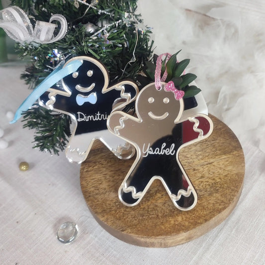 Bonhomme de noël personnalisé Laurie Déco et lumières