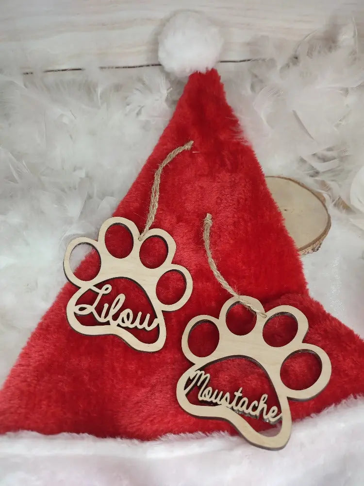 Boule de noël animaux personnalisée Laurie Déco et lumières