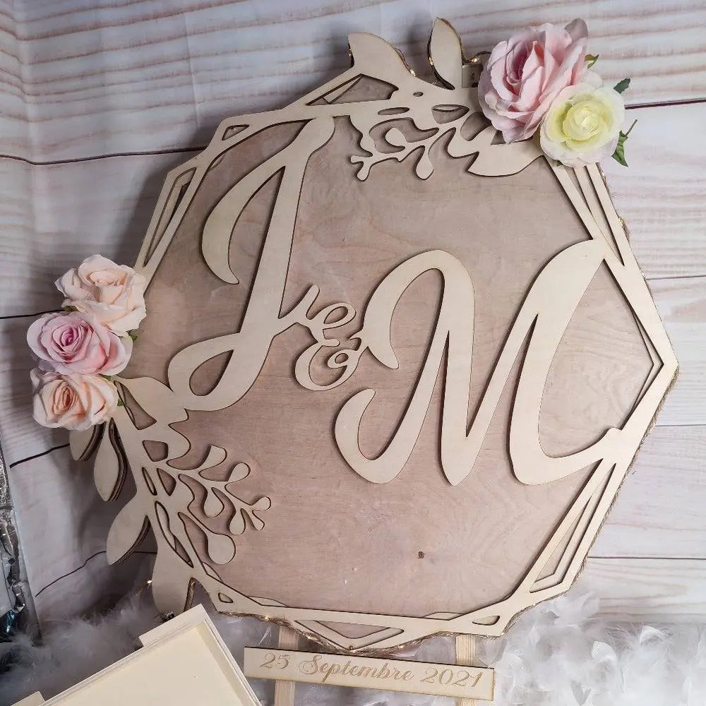 Livre d'or Mariage Laurie Deco et LumiĂšres