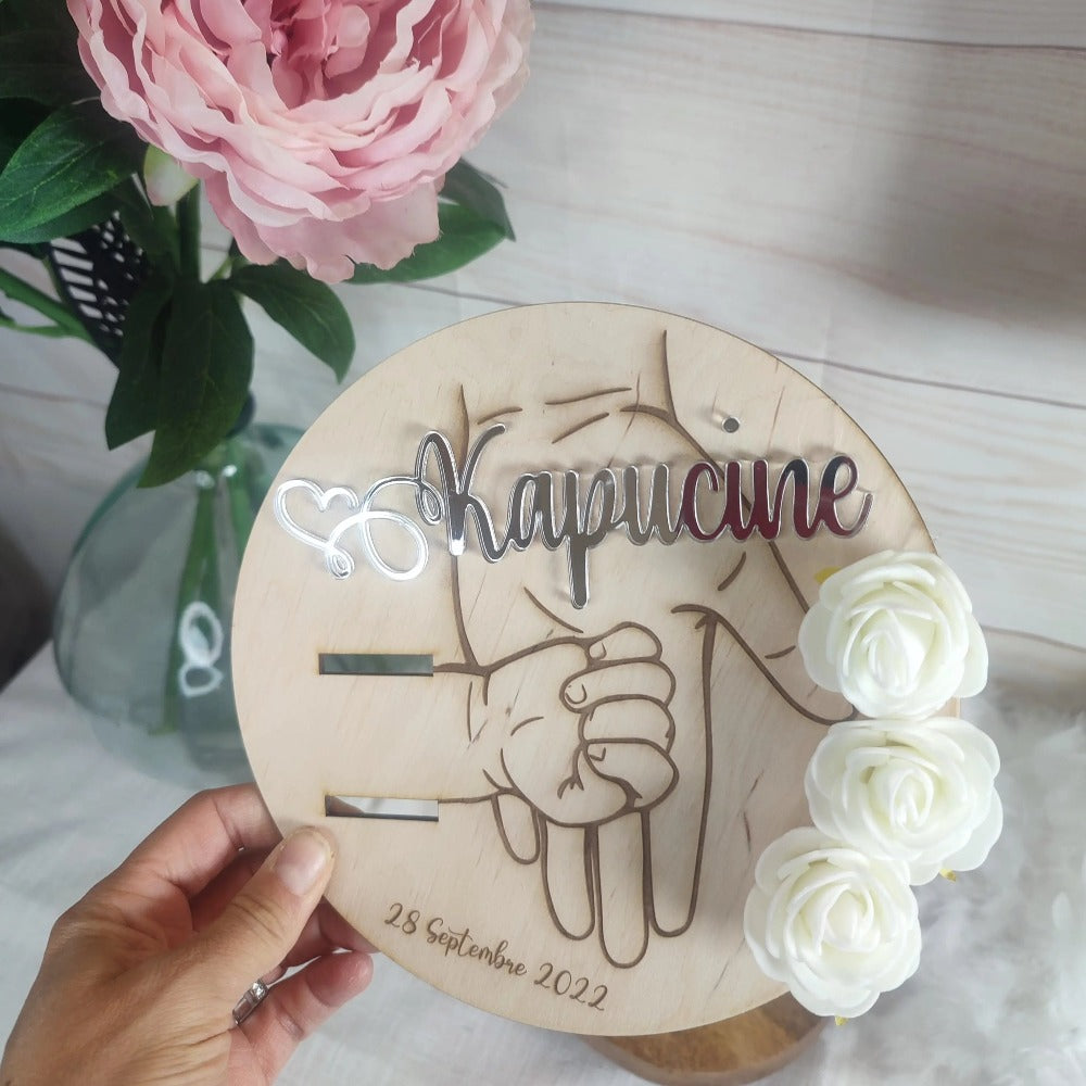 Porte bracelet de naissance Laurie Deco et Lumières