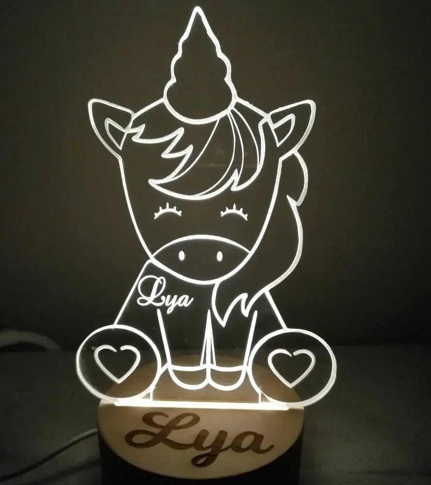 Veilleuse licorne Laurie Déco et Lumières
